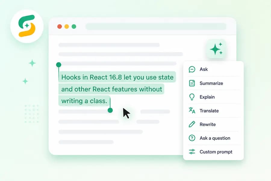 Improved Text Menu interface