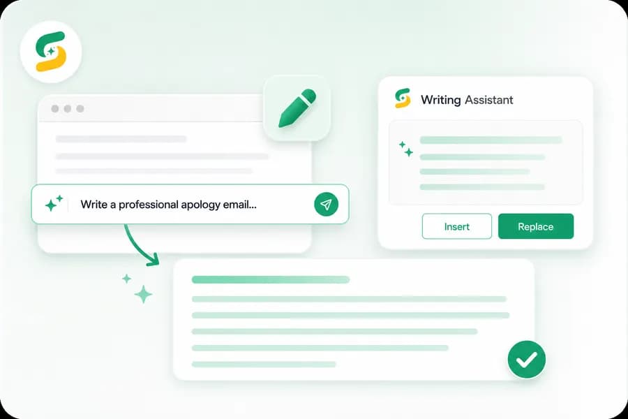 Writing Assistant interface