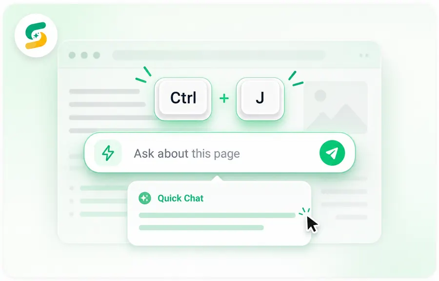 Quick page command interface